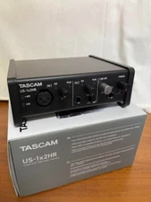 Tascam US-1X2HR 1x2 USB Audio Recording Interface used