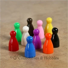 NEW Set of 10 25mm Halma Pawns Board Game Play Pieces