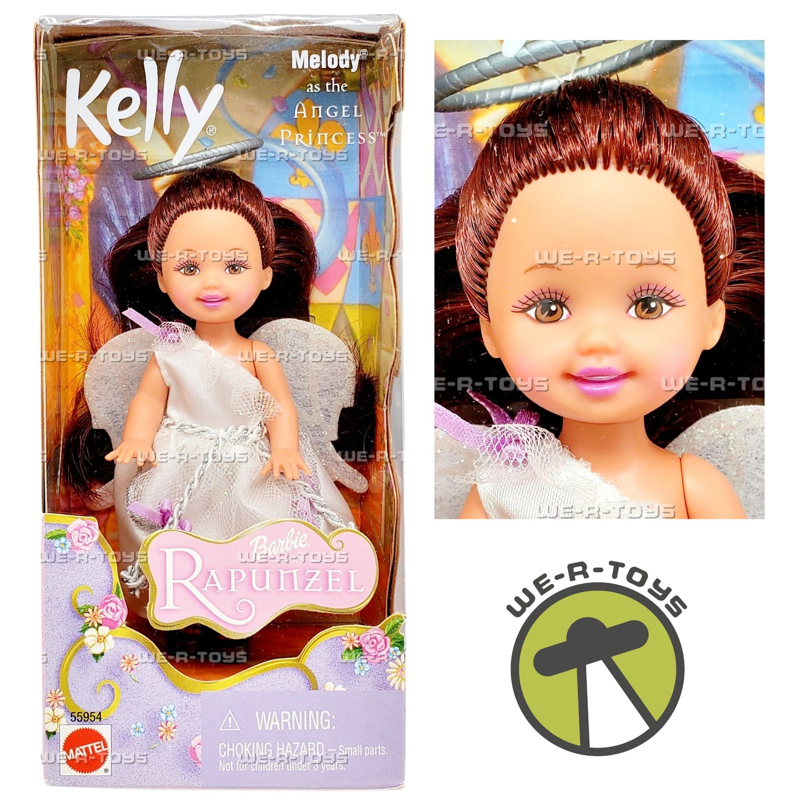 Barbie as Rapunzel Melody AS Angel Princess Doll 2001 Mattel 55954 NEW