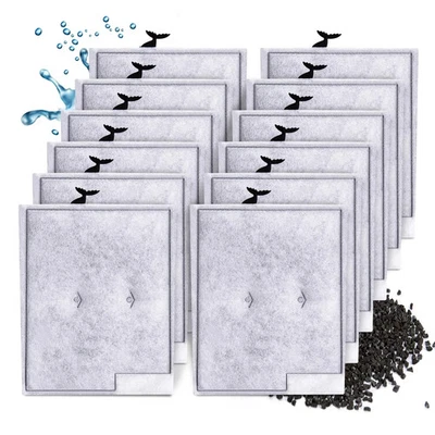 ELXXROONM 12 Pack Large Filter Cartridges Compatible with Aqueon QuietFlow Power Filter...