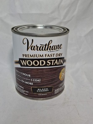 Varathane Quart BLACK CHERRY Fast Dry Wood Stain for Interior Furniture