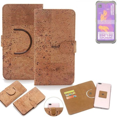 Wallet case für AGM Glory G1S Kork Schutz Hülle Walletcase Cover Tasche
