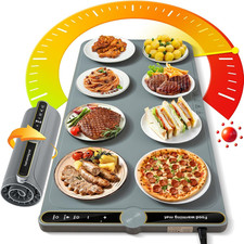 Extra Large Silicone Heating Mat for Food 15"x31.6" Foldable Warming Mat