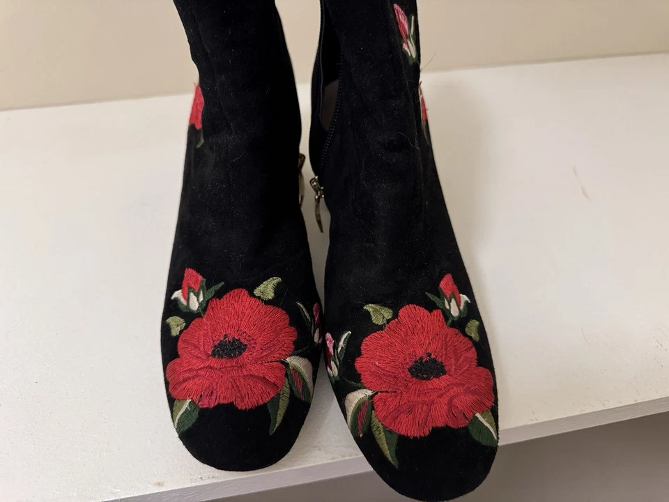 Ботинки Kate Spade New York Langton вышитые замшевые размер 10 B(M) - Изображение 3 из 4