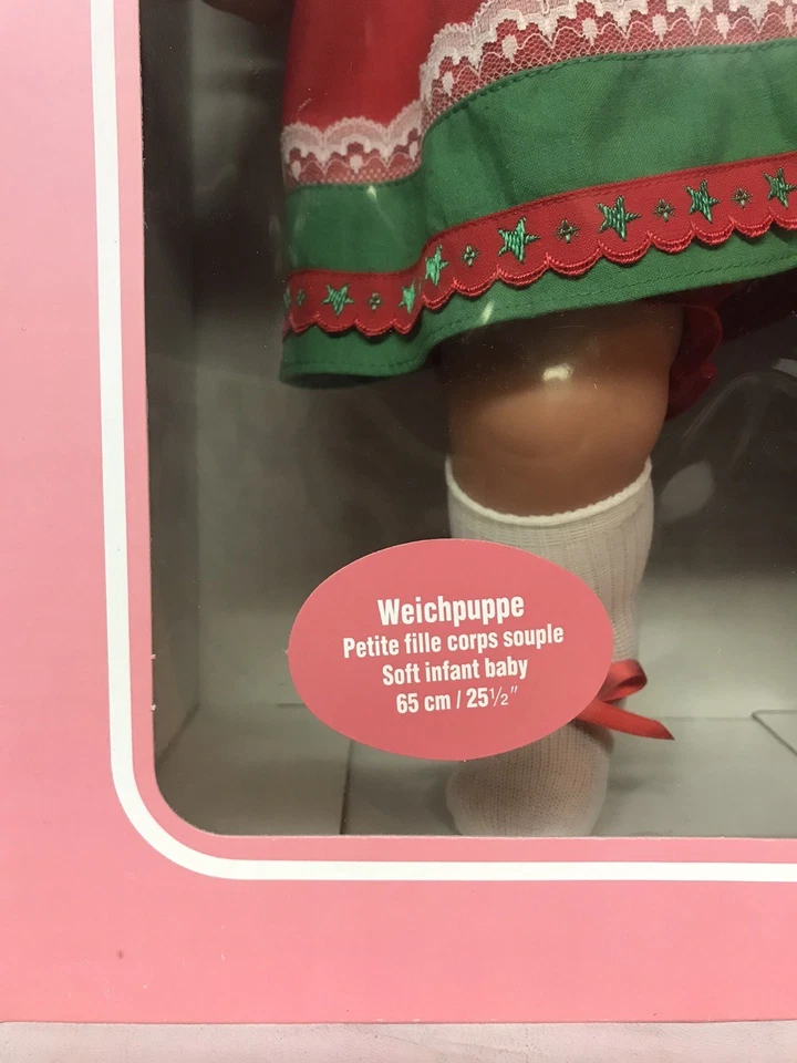 MUÑECA ZAPF 25,5” Exquisita De Colección NUEVA En Caja Bebé Niña Realista Alemana RARA Foto 2 de 4