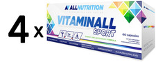 4 x Allnutrition Vitaminall Sport - 60 caps (124,96 EUR/kg)