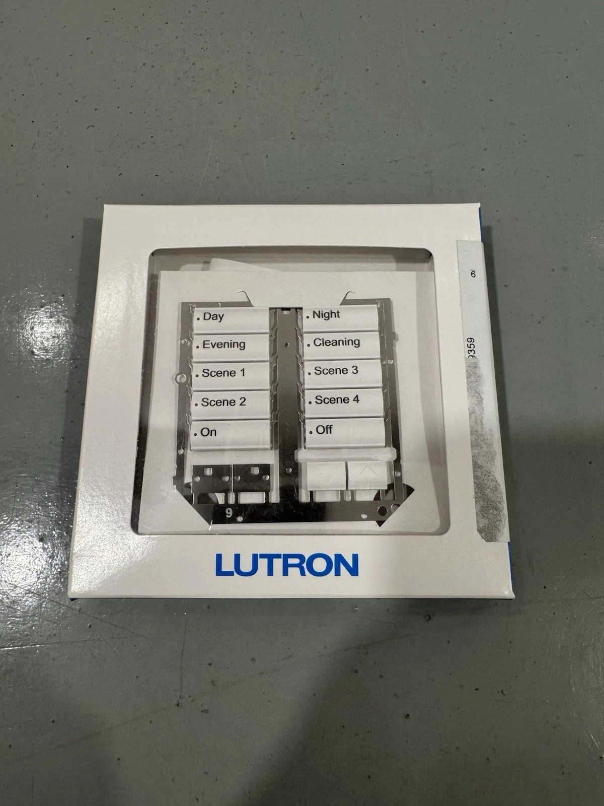 Lutron 12 Buttons Insert SIB-10BRL-AW-E Brand New In Box
