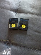 Sony SCPH-1020 HI Playstation Memory card -Gray Lot Of 2.  8mb