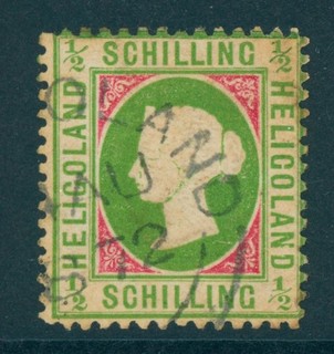 Heligoland Mi. No. 6 c canceled photo findings Schulz BPP 320 Euro