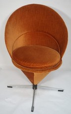 Vintage Design Cone Chair Verner Panton Entwurf 1958 Sessel drehbar Eistüte #1