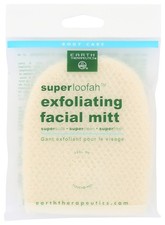 Super Loofah Exfoliating Facial Mitt By Earth Therapeutics 1 Ct 1 Pack
