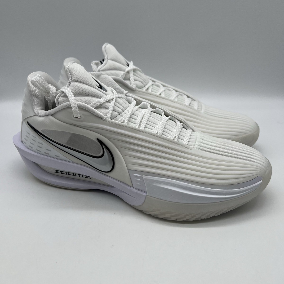 Nike Air Zoom GT Cut 3 Turbo White Metallic Silver Men's 9 HV9918