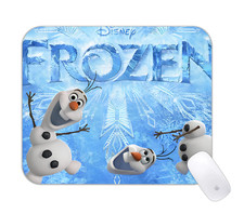 Silly Olaf Snowman Frozen Desk Mat Kids Gaming Mouse Pad