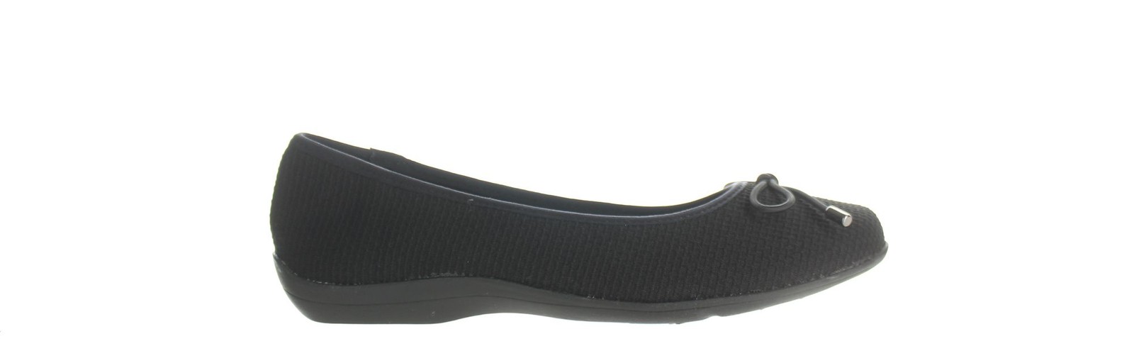 Женские черные балетки-сердцеедки в мягком стиле, размер 6
