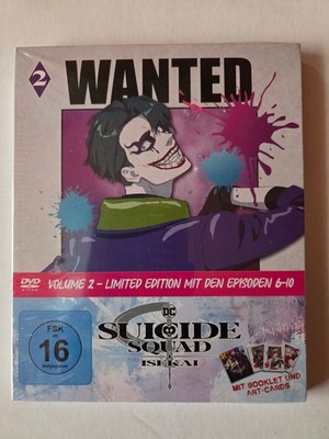 DC SUICIDE SQUAD ISEKAI 2 - WANTED - EP 6-10 - DVD; NEU; OVP