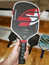 CLONE of Selkirk Project Boomstik LIMITED Jack Sock Elongated pickleball paddle.