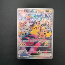Lotto Carte pokemon Pikachu Ex notte alternative art 150/128 30th NM ITA
