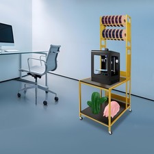 3D Printer Stand Heavy Duty Mobile Printer Table with Wheels for Studio Office