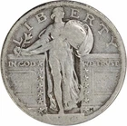 1918-D Standing Liberty Silver Quarter VG Uncertified #133