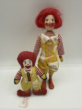 Vintage 1976 Remco McDonald  s McDonaldland Ronald McDonald Action Figure Lot