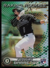 Franklin Barreto 2017 Bowman's Best Raking Rookies #RR-FB RC Oakland Athletics