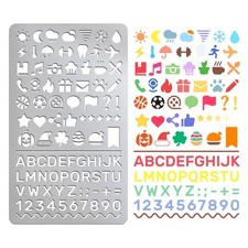 UNICRAFTALE Common Icons 3.98 inches x 6.97 inches, Stainless Steel Color