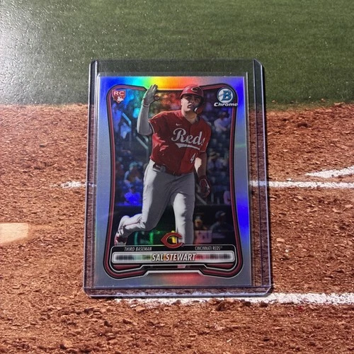 Sal Stewart Red Rookie 2026 Bowman Chrome Refractor Redemption RC #6 CIN Reds