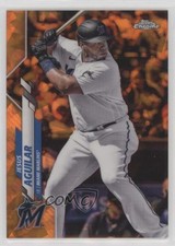 2020 Topps Chrome Sapphire Edition Orange 25/25 Jesus Aguilar #98 0c2