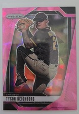 2025 Panini Prizm - Tyson Neighbors, Tyson Neighbors #246 Pink Ice Prizm (RC)
