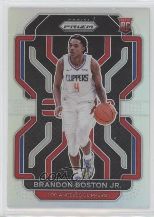 2021-22 Panini Prizm Silver Prizm Brandon Boston Jr #330 1s6