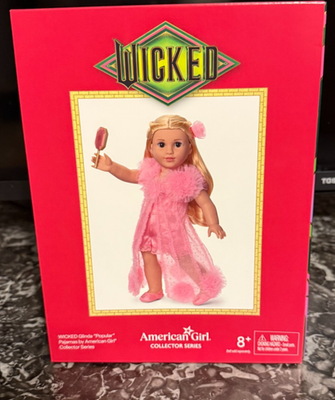 American Girl Wicked Glinda “Popular” Pink Pajamas PJ Set Doll Ltd