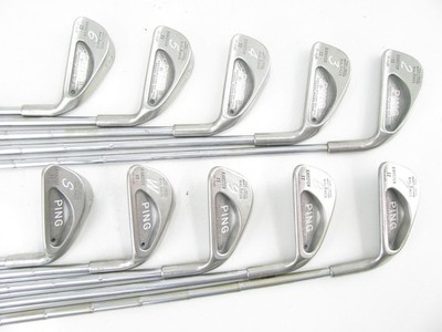Ping Karsten II BLACK DOT Iron Set 2-PW+SW Steel Stiff MATCHING