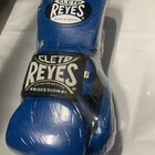 12oz REYES Boxing belt type sparring Gloves Made in Mexico Blue