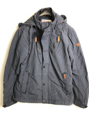 KHUJO Damen Jacke Modell: Fank Blau L