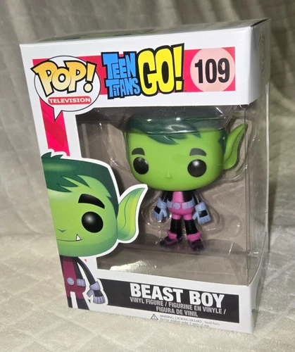 Funko POP Teen Titans Go BEAST BOY 109 Vinyl Figure Vaulted Retired DC Comics