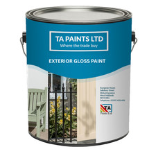 Exterior Gloss Paint for Wood & Metal – Oil Based UV Resistant Concrete Brick