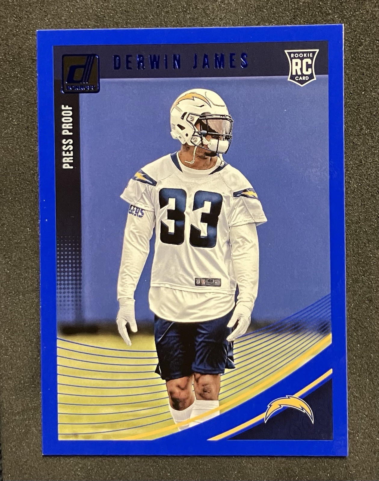 2018 Panini Donruss - Rookie Derwin James #358 Press Proof Blue (RC) Chargers