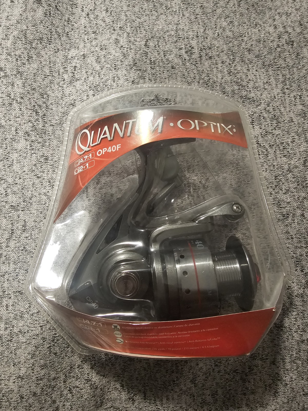 Quantum Optix OP40F Precision Engineering Spinning Reel for 