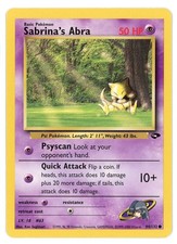 Sabrina's Abra 94/132 Gym Challenge Pokemon Card