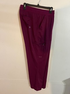 HEALING HANDS SIZE XL/PETITE WINE WOMEN'S (RAINE) SCRUB PANTS