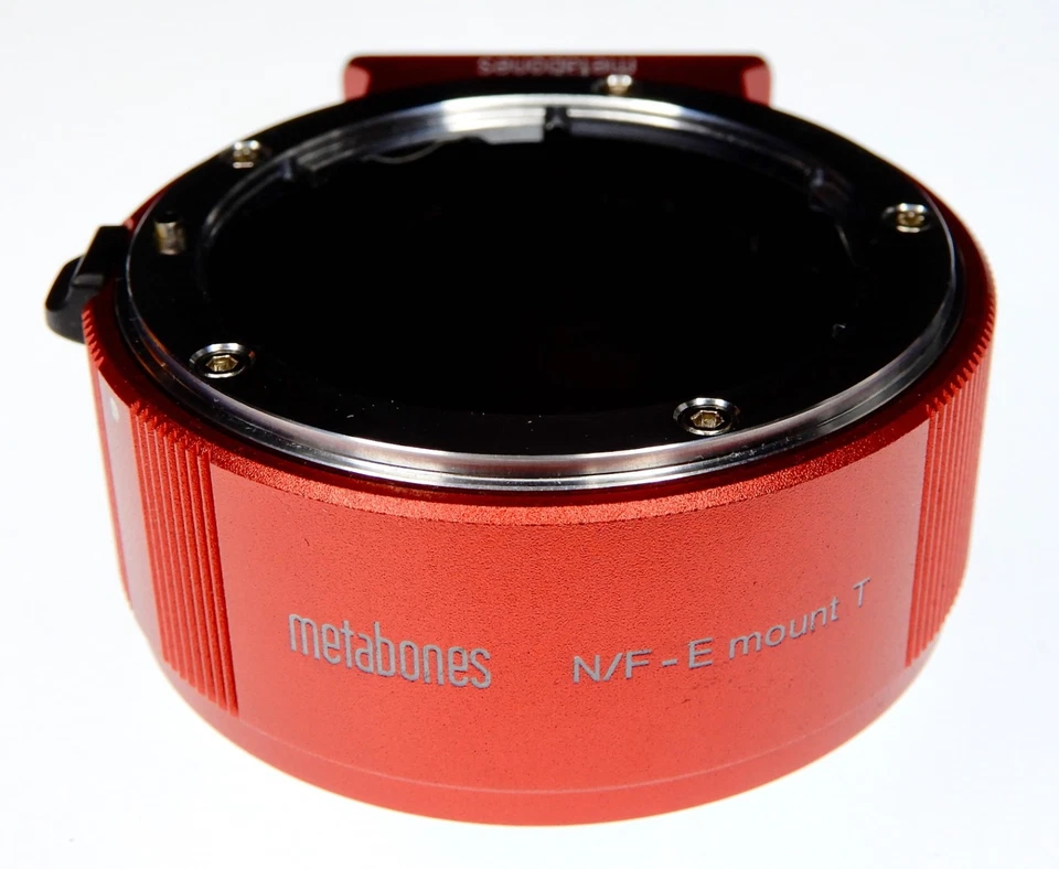 Red Metabones Nikon F to Sony E mount adapter ............. MINT w/Case - Image 2 of 4