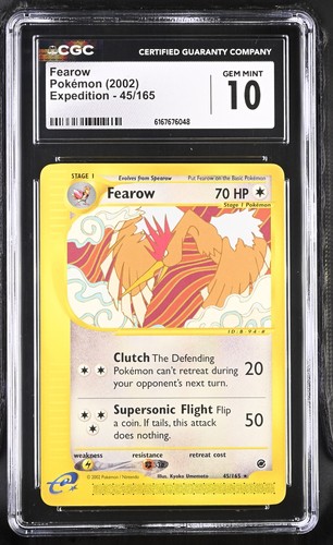 Fearow graded CGC 10 for sale on eBay