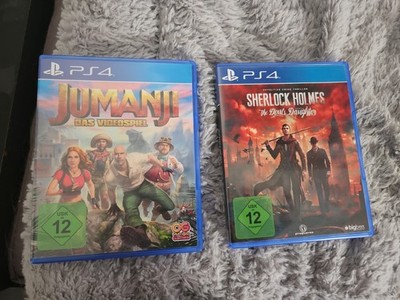 2 PS4 Spiele   Jumanji + Sherlock Holmes   Top Zustand