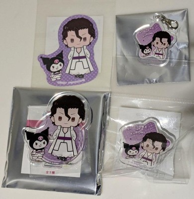 BLEACH Sanrio Collaboration POPUP Tokyo Station Aizen Sosuke Kuromi Set