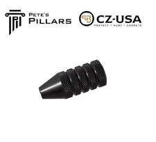 Pillar CZ 455 457 Slim Knurled Grooved Bolt Knob Billet Aluminum Black PP4KG