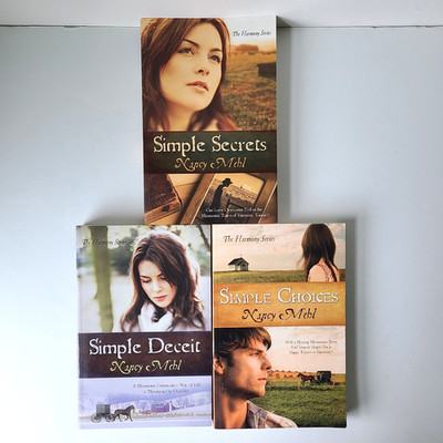 Book Harmony Series 1 2 3 Nancy Mehl Set Complete Simple Secrets Christian