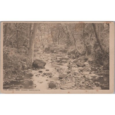 Postkarte The Beck Birk Cragg Harrogate Philco Serie