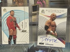 AEW SP Signature Edition Cash Wheeler & Dax Harwood Signed Upper Deck Cards Lot