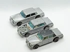 Redline Hot Wheels - Rolls Royce Rough Lot of 3 Gray Enamel - 3 Variations
