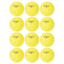 Dura Fast 40 Pickleballs  Outdoor Pickleball Balls  Yellow  Dozen/Pack of 12
